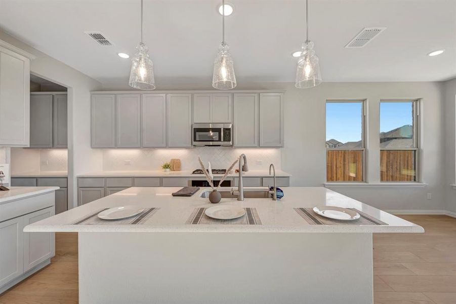 Furnished interior view inside a new home in Sagebrook, Argyle (Image 7).