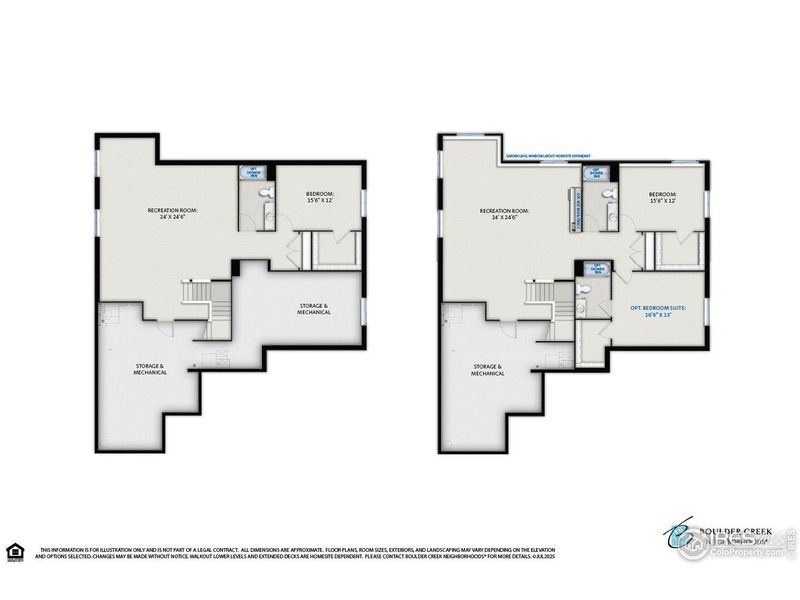 2D floor plan layout of this home in , Broomfield, CO (Image 5).