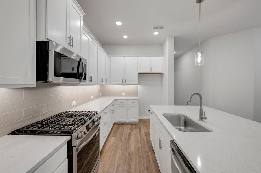 Furnished interior view inside a new home in Austin Point - Terrace Collection, Richmond (Image 6).