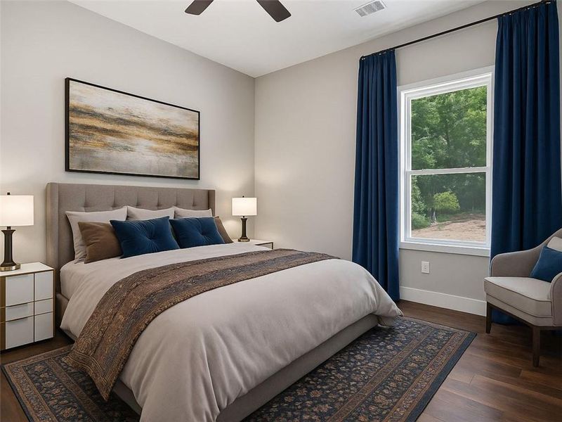 Furnished interior view inside a new home in , Mableton (Image 10).