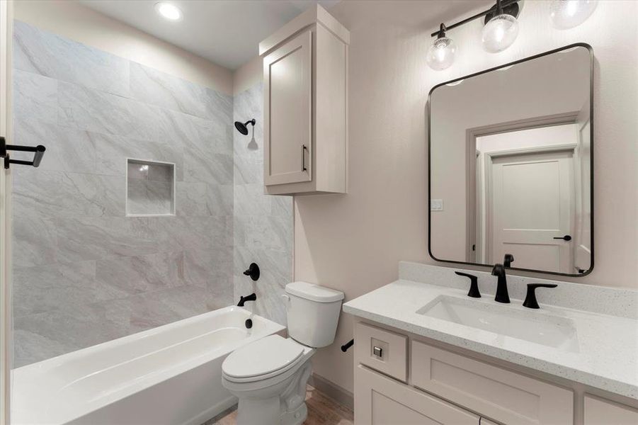 Furnished interior view inside a new home in , Gun Barrel City (Image 31). Furnished interior view inside a new home in , Gun Barrel City (Image 31).