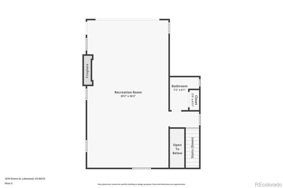 Floor plan 3rd floor