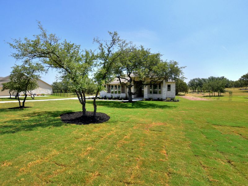 Outdoor and nature views near homes built from the Siena III by Giddens Homes in Clearwater Ranch, Liberty Hill (Image 263).