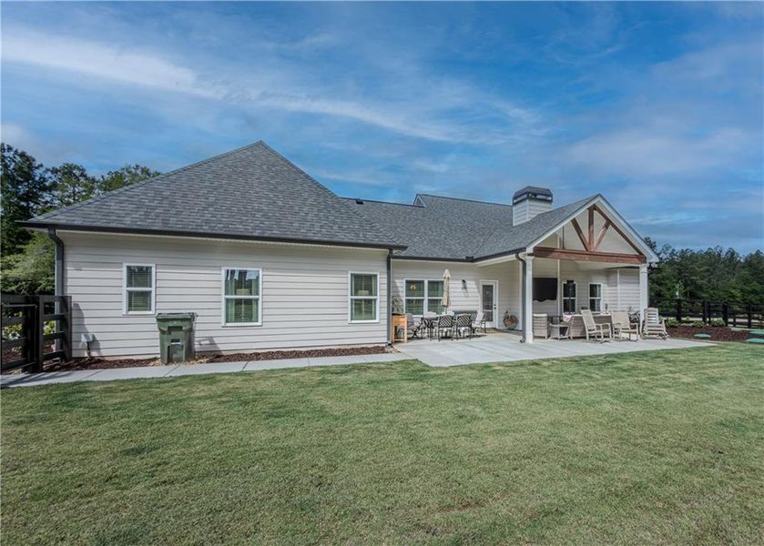 Exterior details and patio area of a home in , Good Hope (Image 30).