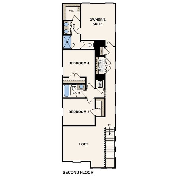 2D floor plan layout for the San Angelo II by Century Communities in The Hollows at Avery Centre, Round Rock, TX (Image 4). 2D floor plan layout for the San Angelo II by Century Communities in The Hollows at Avery Centre, Round Rock, TX (Image 4).