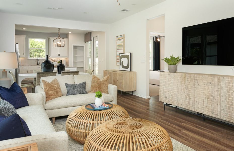 Furnished interior view inside a new home in Harbor Isle, Vero Beach (Image 7).