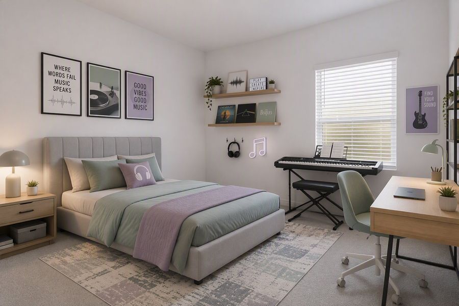 Representative furnished interior of a home built from the Sage by Taylor Morrison in Coopers Meadow, Jacksonville (Image 9).