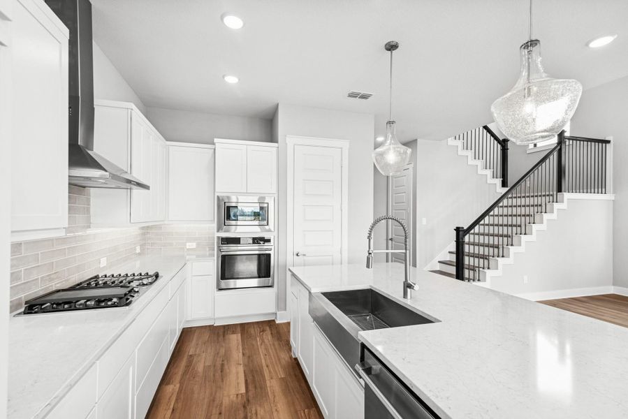 Furnished interior view inside a new home in ARTAVIA 50' Homesites, Conroe (Image 13).