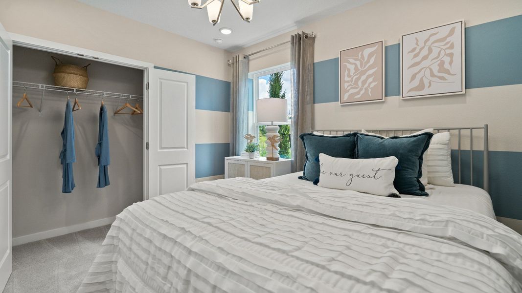 Ponte Vedra Model Secondary Bedroom at Willowbrook North by DRB Homes in Winter Haven FL Ponte Vedra Model Secondary Bedroom at Willowbrook North by DRB Homes in Winter Haven FL