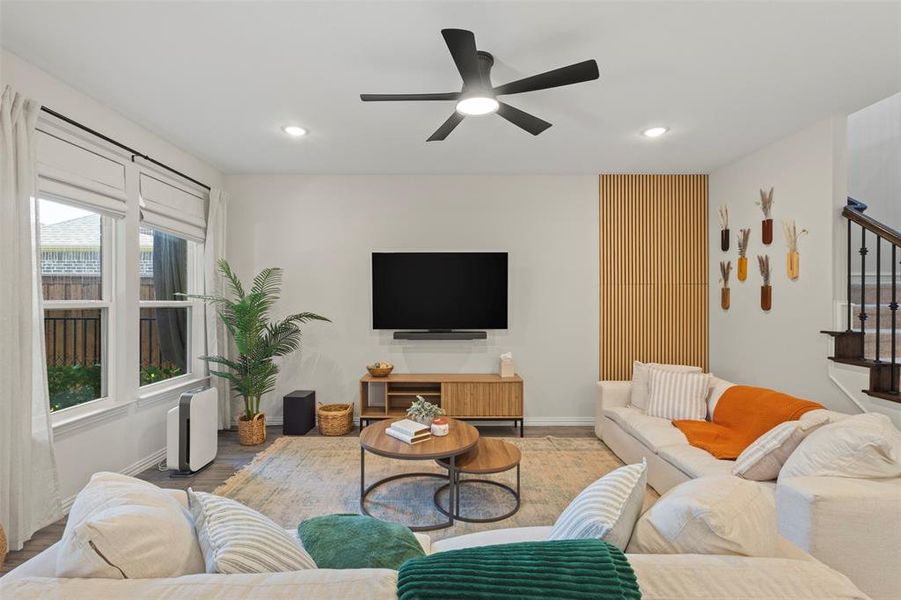 Furnished interior view inside a new home in Merritt Village, Rowlett (Image 16).
