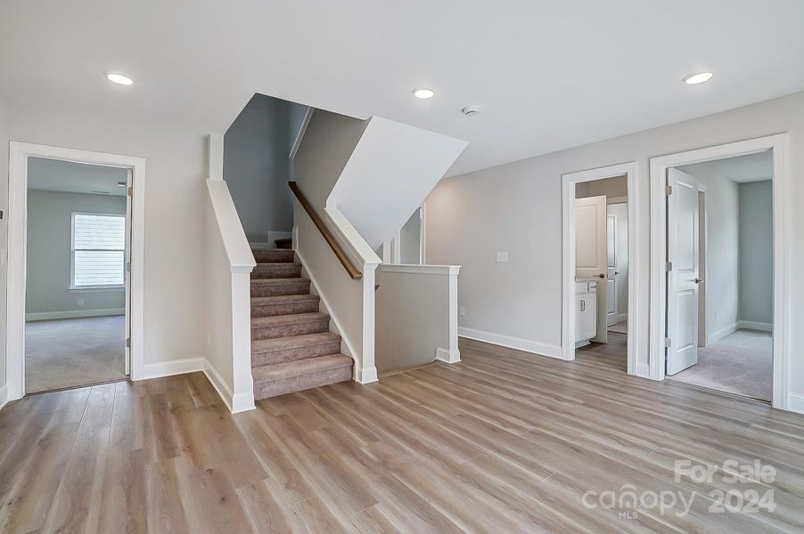 Second Floor Loft and stairs to 3rd floor