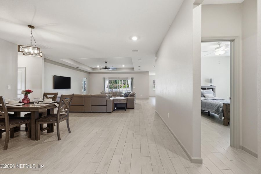 Furnished interior view inside a new home in , Jacksonville (Image 15).