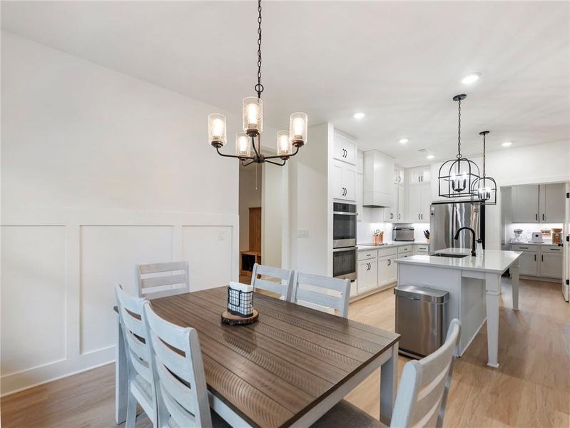 Furnished interior view inside a new home in , Gillsville (Image 44).