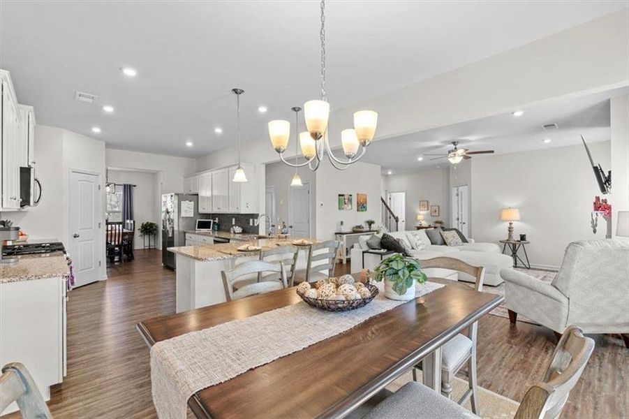 Furnished interior view inside a new home in Jackson Farm, Cartersville (Image 16).