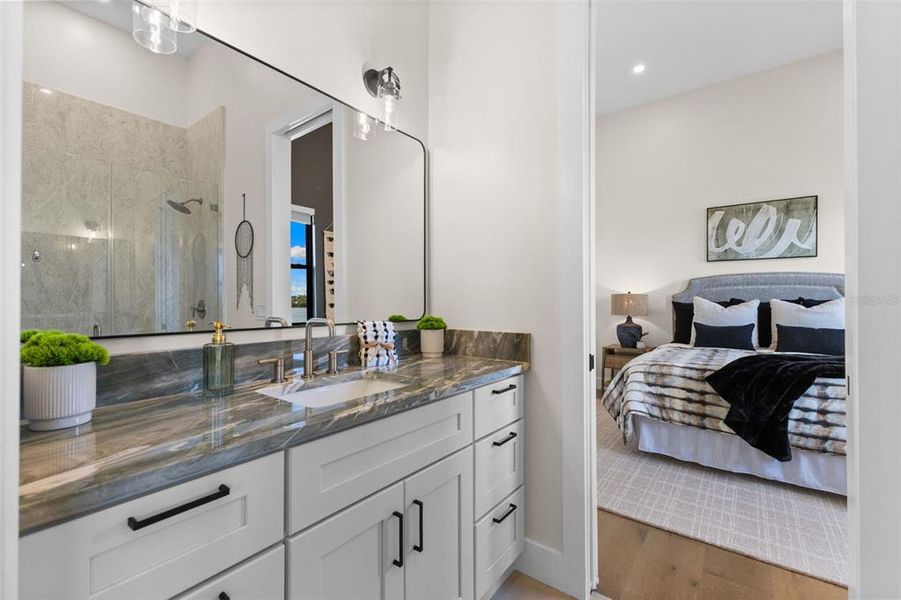 Furnished interior view inside a new home in , Myakka City (Image 5).