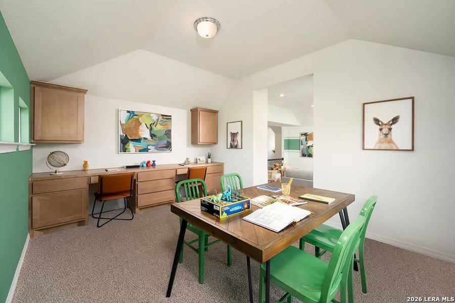 Furnished interior view inside a new home in The Parklands, Schertz (Image 9).