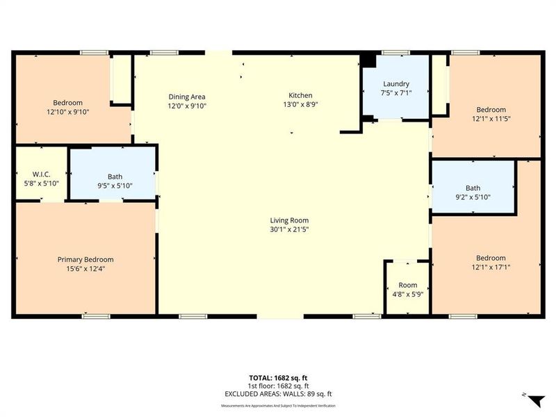 2D floor plan layout of this home in , Leroy, TX (Image 3).