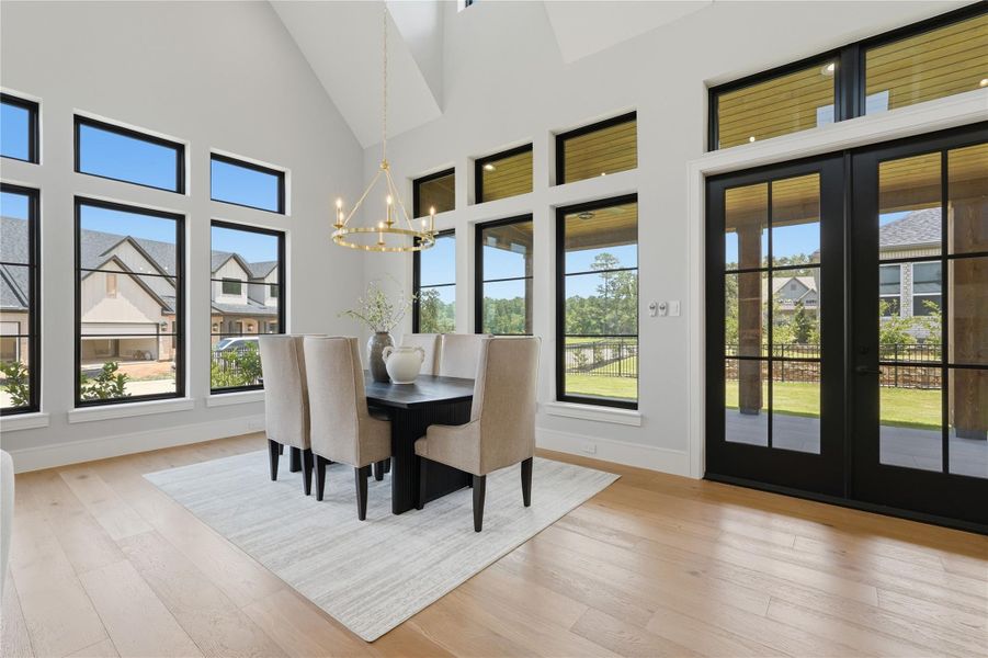 Furnished interior view inside a new home in , Willis (Image 4).