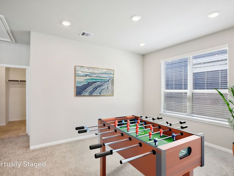 Furnished interior view inside a new home in Kemah Crossing - Luxe Series, Kemah (Image 5).