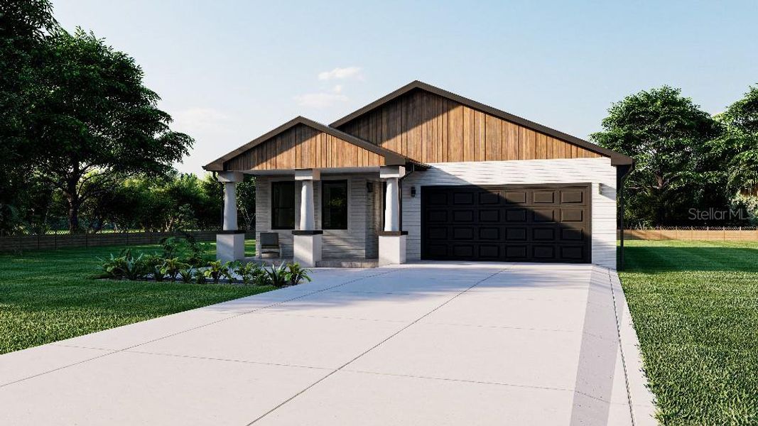 Front exterior of a new home in , Tampa, FL, highlighting curb appeal (Image 2).