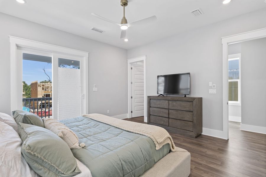 Furnished interior view inside a new home in Twin Palms, Inlet Beach (Image 14).