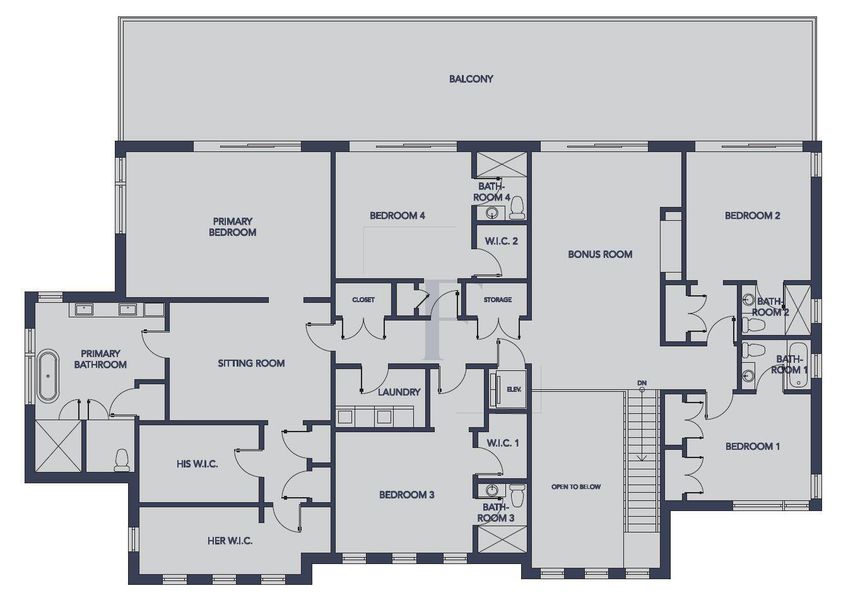 Model 6 First Floor - Floor Plan