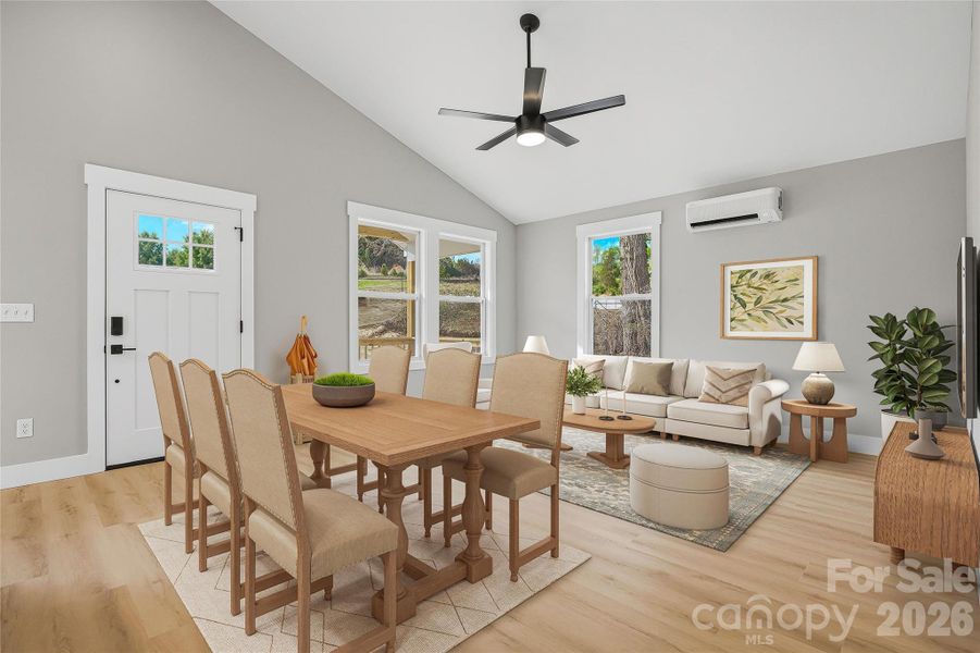 Furnished interior view inside a new home in , Hendersonville (Image 37). Furnished interior view inside a new home in , Hendersonville (Image 37).