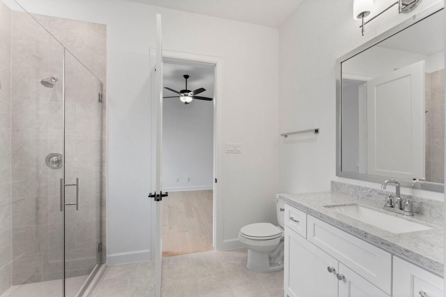 Furnished interior view inside a new home in , Spring (Image 9).