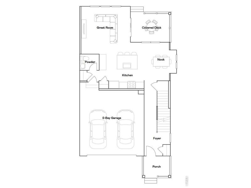 2D floor plan layout of this home in Timber Lark, Fort Collins, CO (Image 2). 2D floor plan layout of this home in Timber Lark, Fort Collins, CO (Image 2).