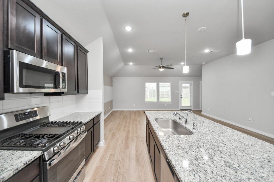Furnished interior view inside a new home in Marvida, Cypress (Image 9).