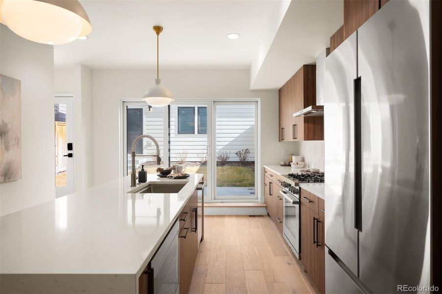 Furnished interior view inside a new home in , Denver (Image 16).