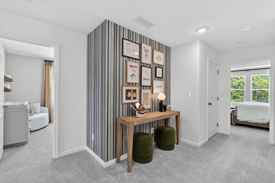 Representative furnished interior of a home built from the Kenna by Taylor Morrison in Weatherfield, Buford (Image 23). Representative furnished interior of a home built from the Kenna by Taylor Morrison in Weatherfield, Buford (Image 23).