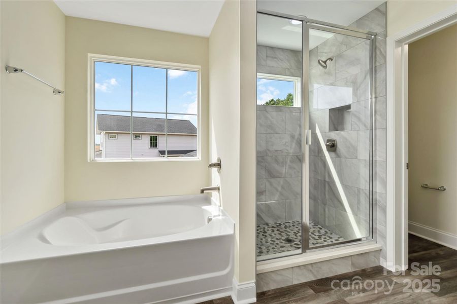 Full Bath in Primary Bedroom