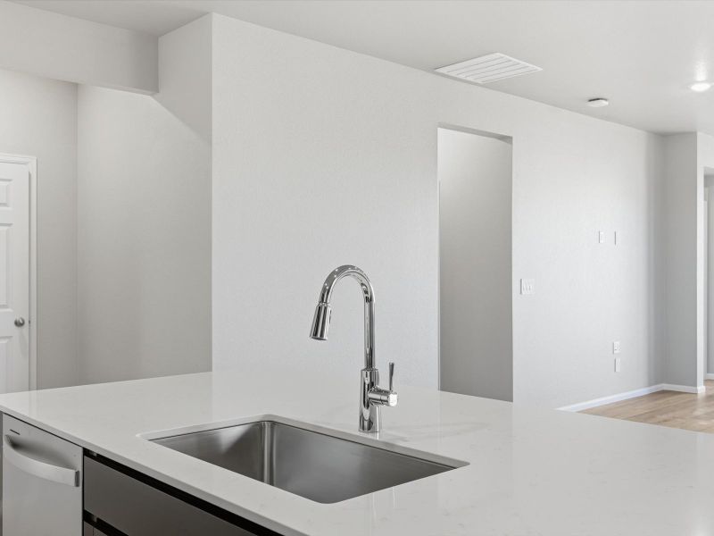 Close-up of interior finishes inside a home in Buffalo Highlands: The Canyon Collection, Commerce City (Image 14).