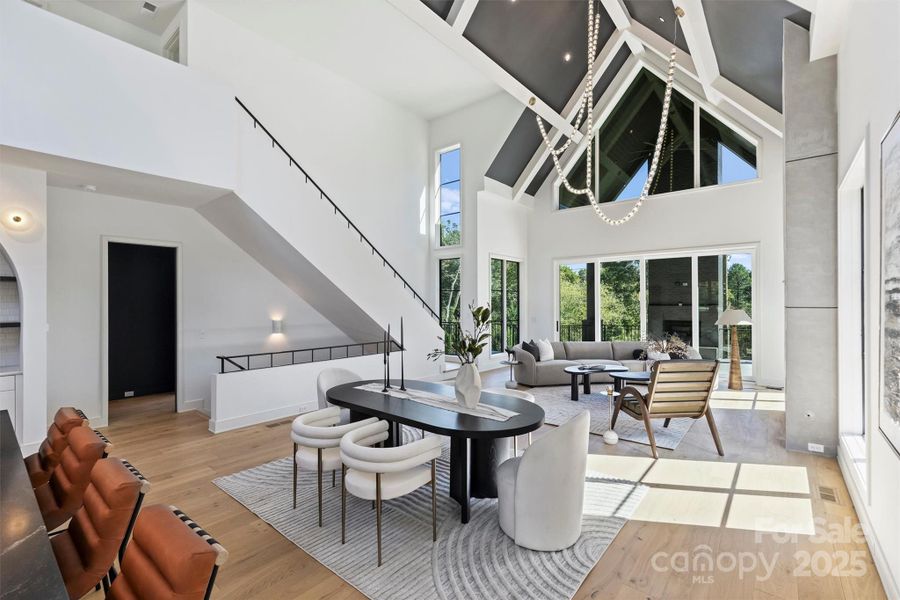 Furnished interior view inside a new home in , Charlotte (Image 18).