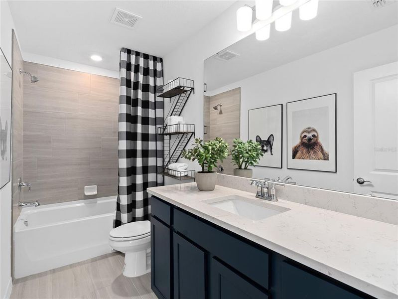 Furnished interior view inside a new home in EverBe, Orlando (Image 14).