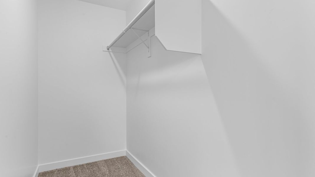 Representative unfurnished interior of a home built from the Oakridge by D.R. Horton in Colly Farm, Stokesdale (Image 20).