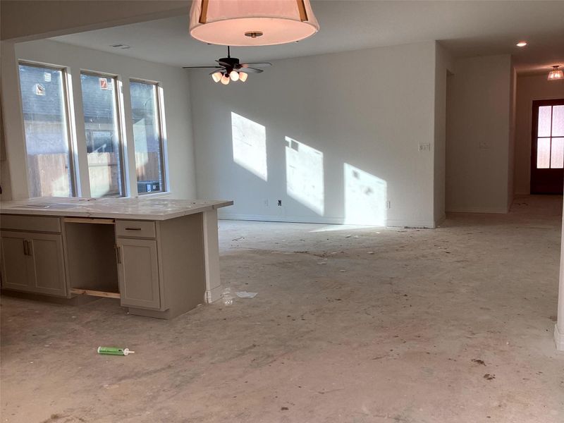 Construction progress - family Construction progress - family