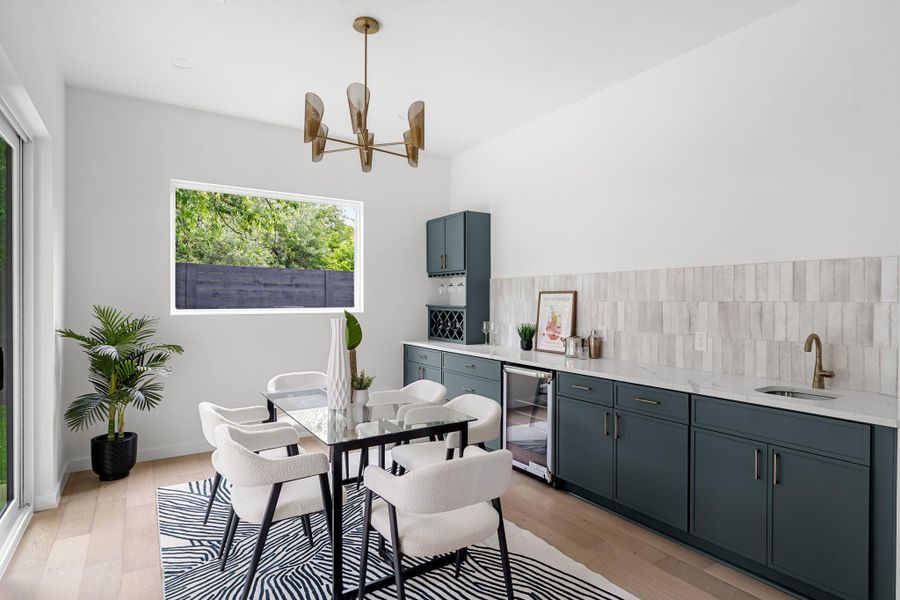 Furnished interior view inside a new home in , Austin (Image 10).