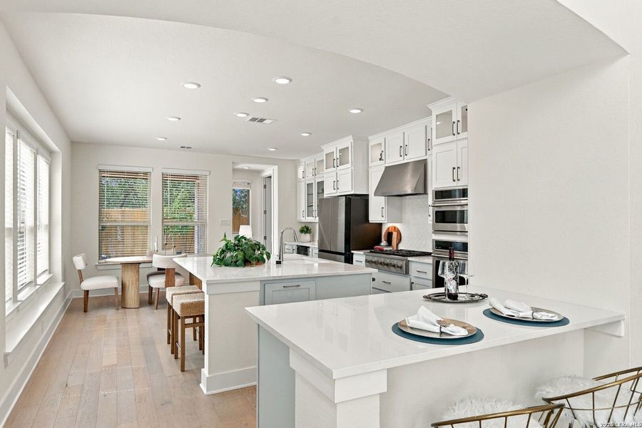 Furnished interior view inside a new home in Gruene Villages, New Braunfels (Image 15).