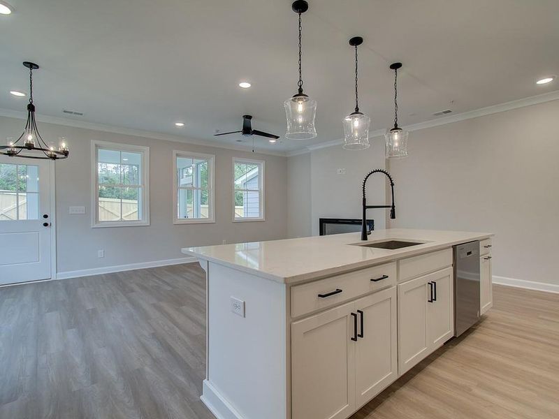 Furnished interior view inside a new home in Cherokee Township, Acworth (Image 3).