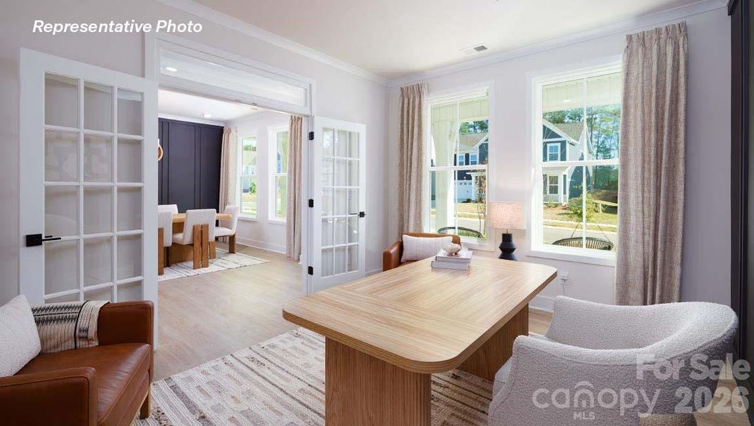 Furnished interior view inside a new home in Westport, York (Image 11).