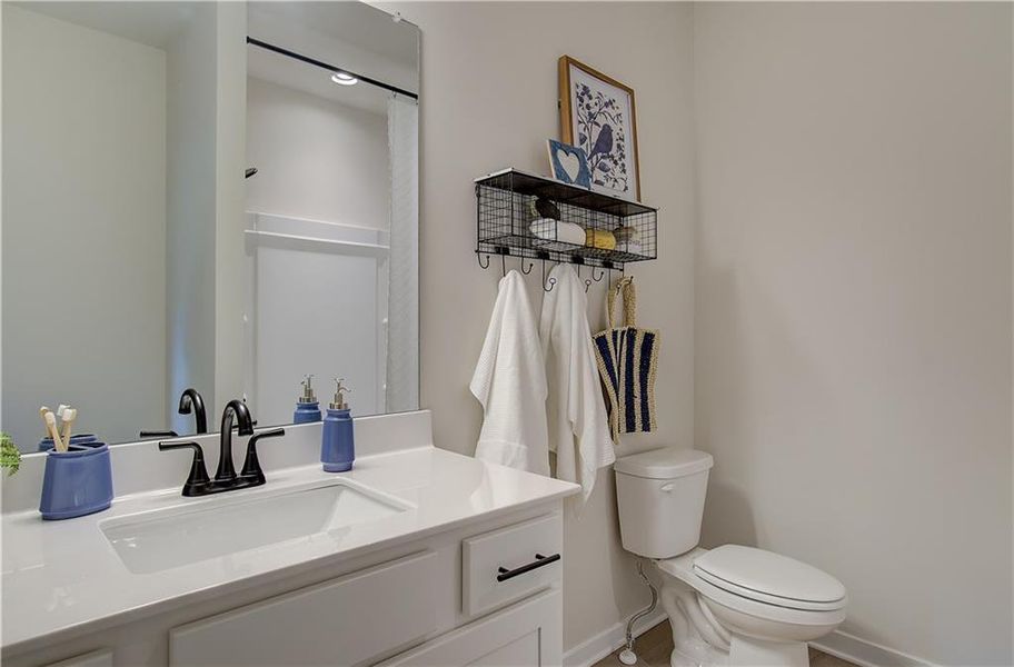 Furnished interior view inside a new home in Rosewood Lake Estates, Hoschton (Image 38).