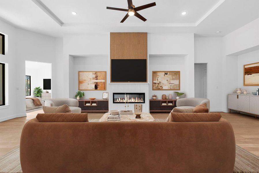 Furnished interior view inside a new home in COLTON - Fedrick Harris, Montgomery (Image 7).