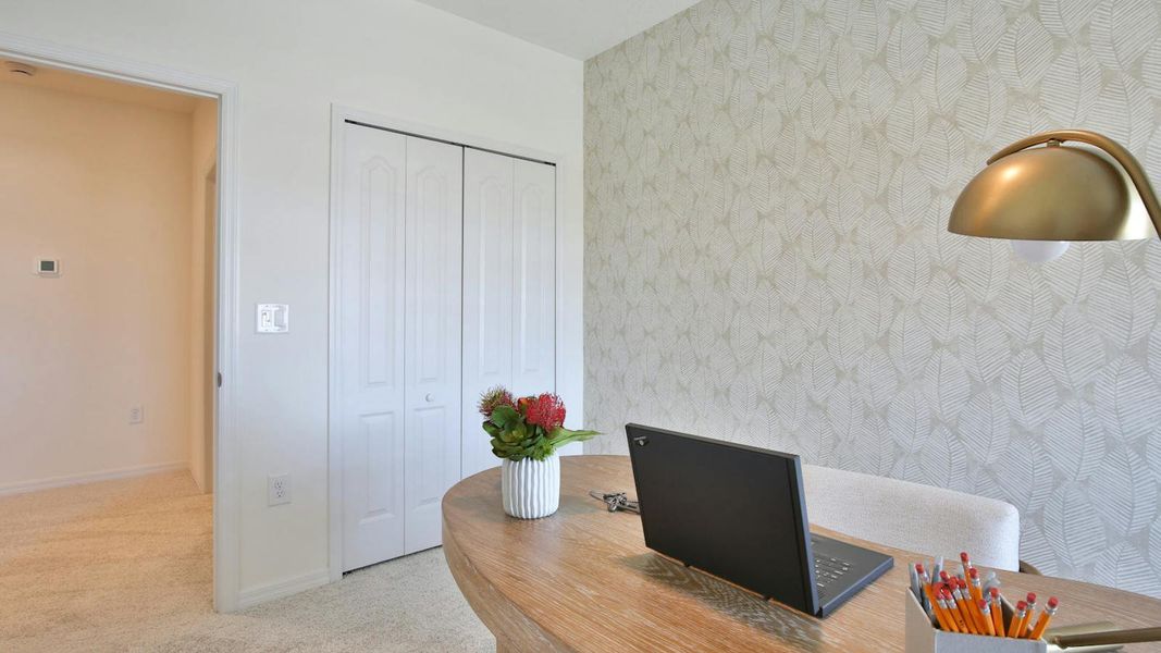 Furnished interior view inside a new home in Palm Grove Real Estate and Homes for Sale in Lakewood Ranch, FL - Neal Communities, Lakewood Ranch (Image 9).