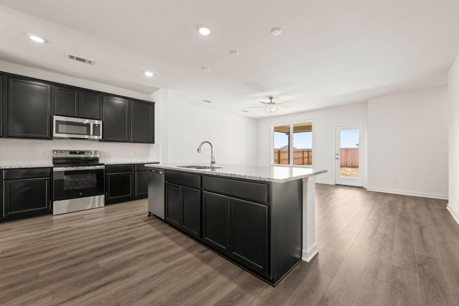 Furnished interior view inside a new home in Eagles Landing, Waco (Image 3).