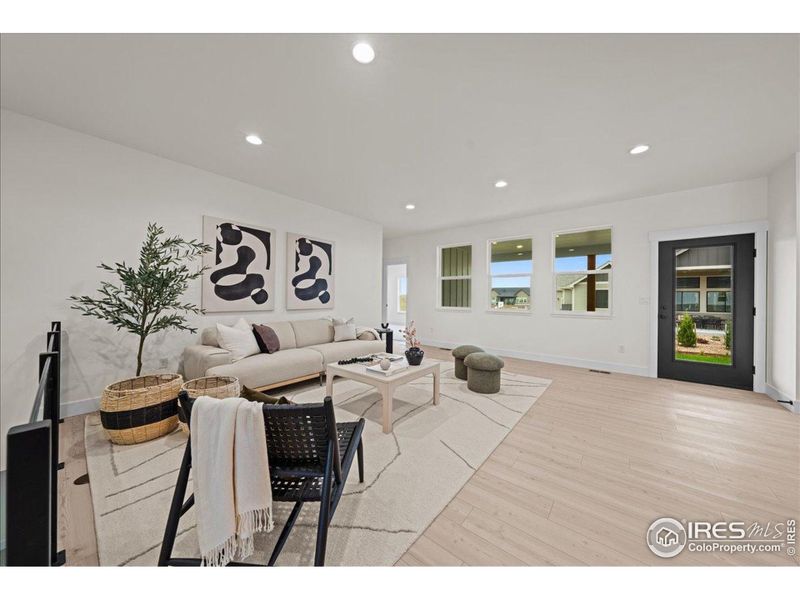 Furnished interior view inside a new home in , Berthoud (Image 16). Furnished interior view inside a new home in , Berthoud (Image 16).