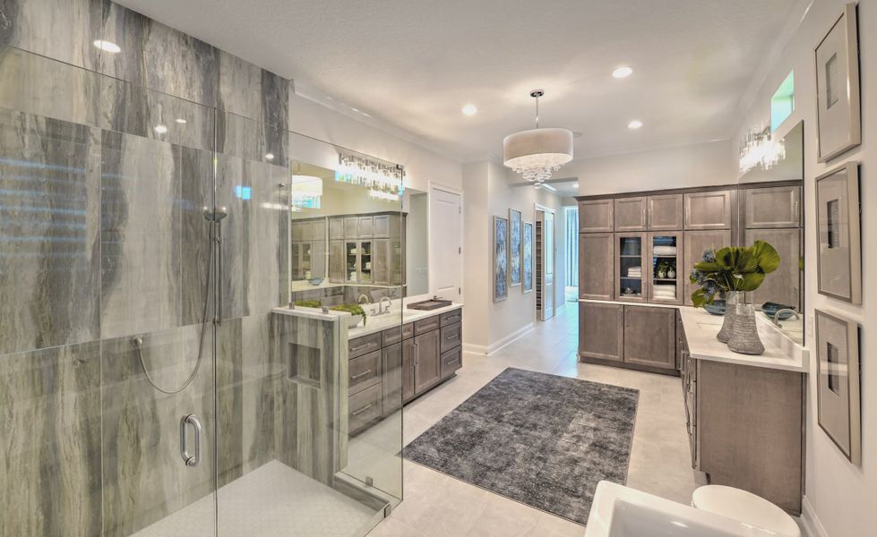 Furnished interior view inside a new home in Tidewater, Jacksonville (Image 13).