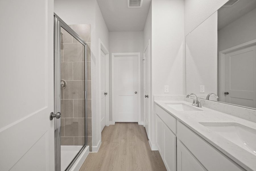 Furnished interior view inside a new home in Willow Trace 45' at Willow Trace, Spring (Image 10).