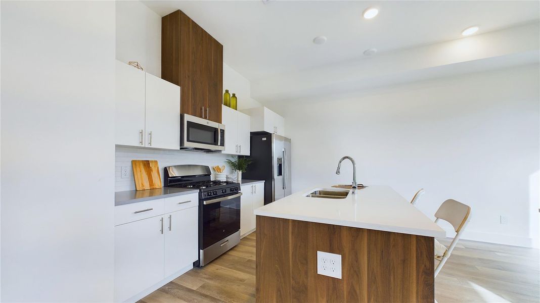 Furnished interior view inside a new home in , Houston (Image 21).